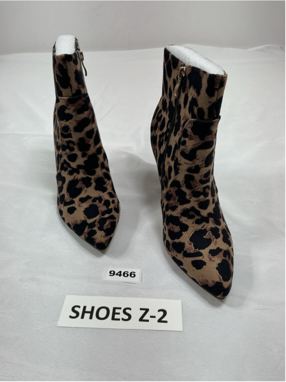 Womans New Idifu Animal Print Dressy Ankle Boots Size 9.5 Multicolor